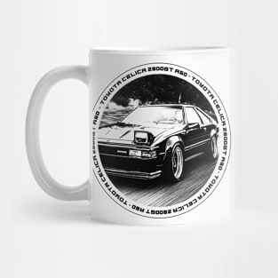 TOYOTA CELICA 2800GT A60 Black 'N White 4 Mug